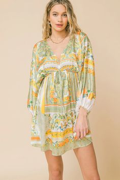 ALL THE TRENDS WOVEN MINI DRESS l FLYING TOMATO | Flying Tomato V-neck Mini Dress With Ditsy Floral Print For Vacation, Patterned V-neck Mini Dress For Summer, Patterned V-neck Summer Mini Dress, Floral Printed Mini Dress For Brunch, Chic V-neck Mini Dress With Ditsy Floral Print, Printed Summer Mini Dress, Patterned V-neck Mini Dress For Beach, Printed Mini Dress For Vacation, Spring Patterned V-neck Boho Dress