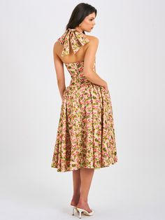 Behold our Niya maxi dress, a stunning union of style and ease. Delicately crafted from a charming floral print fabric, it exudes feminine allure with every step. The drop waist design imparts a contemporary silhouette, while padded cups ensure a flattering fit. Practicality meets elegance with convenient pockets discreetly integrated into the design. Structured with built-in bones and hard mesh supporting the hemline, it promises both form and function. Seamlessly finished with an invisible zip Halter Corset, Corset Maxi Dress, Satin Corset Dress, Jumpsuit And Blazer, Floral Print Fabric, Satin Gown, Invisible Zip, Printed Linen, Blazer Dress