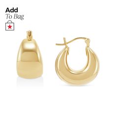 in stock Oval Hoop Earrings, Jewelry Repair, Online Jewelry, Jewelry Watches, Pick Up, In Store, Fine Jewelry, Buy Online, Hoop Earrings