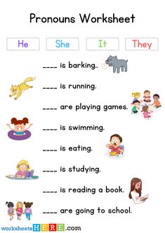 an english worksheet with pictures of children and animals