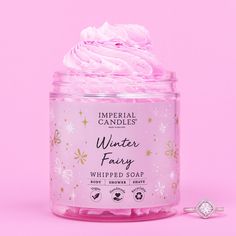 Luxury Whipped Soap Experience the enthralling, beloved fragrance of sweet pink bubble gum combined with gentle notes of candy floss and vanilla. Please Note: This product provides the option to select either to include NO or to choose from either a ring, necklace or earrings. If the 'No Jewel' option is selected, your product will NOT contain a jewel inside. Use it as: A body wash: lather all over with your hands or a sponge and rinse off. A foamy bath: take out a bit under the tap to make bubb Bath And Body Works Perfume, Winter Fairy, Xmas List, Body Shower, Candle Aesthetic, Candy Floss, Whipped Soap, Pink Bubbles, Diy Soap