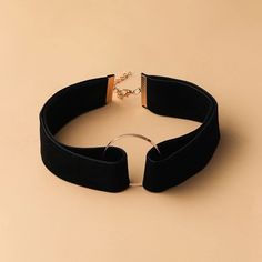 This Unique Piece Is A Wonderful Addition To Your Wardrobe And Your Style; Sure To Get Lots Of Compliments! Gshmj100m00m8ln-3 Gshmv000q0006ap-4 O Ring Choker, Leather Jewelry, O Ring, Black Velvet, Womens Jewelry Necklace, Your Style, Unique Pieces, Choker, Jewelry Necklaces