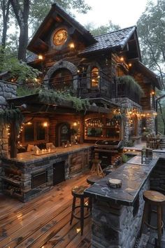 Enchanted Birthday, Fairytale House, Log Cabin Ideas, Tension Rods, Most Paused Movie Scenes, Dream Life House, House Aesthetic, Goblin Core, Dream Place