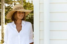 Amy Summer Women's Raffia Hat | Conner Hats Chic Natural Straw Hat With Upf 50+, Upf 50+ Toquilla Straw Fedora, Beachy Panama Hat With Upf 50+, Chic Straw Hat For Warm Weather, Chic Straw Hat With Flat Brim For Warm Weather, Chic Hats For Warm Weather, Chic Panama Hat With Short Brim For Warm Weather, Chic Panama Hat With Curved Brim For Warm Weather, Chic Natural Sun Hat With Upf 50+