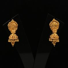 Discover the allure of Handmade Gold Jewelry at https://morvijewels.etsy.com/   Get a dazzling 25% off on all our 22k and 18k gold pieces. Don't miss out on this limited-time offer. Shop now and embrace the radiance of gold!Beautiful yellow gold earrings  Gold Purity- 22k yellow Gold Length - 3.6 cm Width - 1.4 cm Weight - 7.58 grams approx Click here  https://morvijewels.etsy.com/    to get more discount and offers Happy to take wholesale bulk orders. 22k Gold Earrings For Diwali, Diwali Yellow Gold Danglers With Matching Earrings, Meenakari 22k Gold Earrings, Gold Earrings For Diwali, Traditional Gold Plated Danglers, Temple Jewelry Style Jhumkas With Intricate Design, Temple Jewelry Jhumkas With Intricate Design For Diwali, Temple Jewelry Style Round Jhumkas With Intricate Design, Traditional Gold-plated Danglers