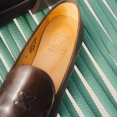 A classic design with a modern perspective. Meet the Milano Loafer – our best-selling silhouette that gives a modern perspective to a classically cool design. Inspired by the refined looks found in one of the world’s most well-dressed cities, the Milano is handcrafted by our family of artisans throughout Italy. The uppers are constructed from soft high-grade Italian Leathers that are complemented with the hand-stitched quality detailing that Del Toro has become known for. A custom rubber sole ad Timeless Italian Calf Leather Loafers, Luxury Modern Brown Loafers, Brown Calf Leather Driving Loafers, Masculine Brown Leather Loafers, Tuxedo Shoes, Luxury Brogue-detailed Calf Leather Loafers, Velvet Bow Tie, Black Velvet Bow, Formal Accessories