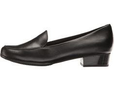 Trotters Monarch | Zappos.com Comfortable Workwear Slip-ons With Arch Support, Workwear Slip-ons With Arch Support, Modern Workwear Slip-ons With Ortholite Insole, Elegant Black Slip-ons With Ortholite Insole, Elegant Synthetic Slip-ons For Office, Classic Slip-ons With Arch Support And Flat Heel, Office Slip-on Synthetic Loafers, Synthetic Slip-on Loafers For Work, Modern Formal Slip-ons With Ortholite Insole