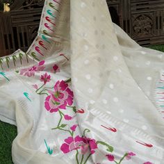 Preorder: Handloom Pure Tussar Silk Silver Zari Banarasi Muniya Border Dupatta - Khinkhwab Transitional Silk Traditional Wear In Off White, Transitional Off White Silk Traditional Wear, Transitional Off-white Silk Traditional Wear, Off White Tissue Silk Traditional Wear With Dupatta, Designer White Silk Traditional Wear, Festive Off White Anarkali Set With Pallu, White Silk Traditional Designer Wear, Festive Off-white Anarkali Set With Pallu, Festive Traditional Tissue Silk Kurta