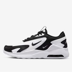 Black & White Brand New, Never Worn Nike Air Max Black And White, Nike Air Max Bolt, Cute Running Shoes, Nike Air Max Black, Nike Shox Shoes, Airmax Nike, Nike Training Shoes, Air Shoes, White Nike Shoes