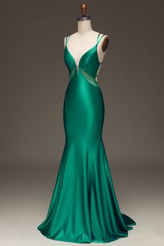 Emerald Prom Dress Long, Formal Dress Green, Satin Mermaid Prom Dress, Green Mermaid Prom Dress, Long Elegant Prom Dresses, Women Formal Dress, Black Lace Formal Dress, Black Lace Evening Dress, Mermaid Prom Dress