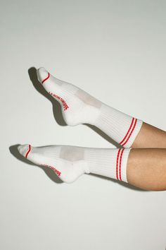 An extended version of the Girlfriend sock with a ribbed, striped cuff. Cozy, supportive and available in the best colors. Fabric is 85% Cotton, 13% Polyester, and 2% Spandex The Girlfriends, Tights, Socks, Cuff, Fabric, Color