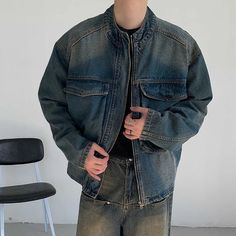 45788701327582|45788701360350|45788701393118|45788701425886 Fall Outerwear In Washed Blue With Pockets, Dark Wash Utility Jacket For Winter Streetwear, Winter Medium Wash Utility Jacket With Long Sleeves, Winter Denim Blue Outerwear, Winter Dark Wash Denim Jacket With Pockets, Winter Denim Utility Jacket For Streetwear, Winter Denim Jacket With Pockets In Dark Wash, Denim Utility Jacket For Winter Streetwear, Denim Blue Outerwear With Pockets For Streetwear