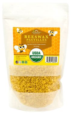 PRICES MAY VARY. 100% Pure & Organic, Packaged at GMP & USDA certified, clean facility in the U.S. Organic beeswax pellets are very easy to use and melt – no large blocks of bees wax to cut. Great for DIY Projects skin care products, lotions, Lip balm, Deodorant, Body Butter, Cream, Salve, and more. Organic Beeswax contains Vitamin A and provides long-term skin moisturizing, reducing wrinkles and age spots without clogging up pores. Excellent Beeswax for Candle making, Soap making, Crayons, Furn Diy Candle Making Kit, Reusable Food Wrap, Natural Bug Repellent, Candle Making Wax, Food Wraps, Candle Making Kit, Diy Candle, Cream Lotion, Diy Skin Care