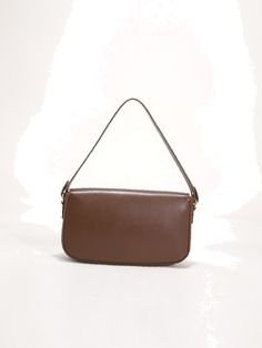 BagForLove-Minimalist Metal Decor Flap Baguette Bag - Women Shoulder Bags Product Description Color Coffee Brown Strap Type Adjustable Style Elegant Pattern Type Plain Bag Size Small Quantity 1 piece Type Baguette Bag Composition 100% Polyurethane Material PU Leather Size Chart INCH CM Size Bag Width Bag Height Bag Length Strap Length one-size 2 5.5 9.8 43.3 Size Bag Width Bag Height Bag Length Strap Length one-size 5 14 25 110 Similar Products h2 { text-align: center; } .red-box { width: 100%; Brown Baguette Bag With Detachable Strap For Everyday, Brown Shoulder Baguette Bag For Travel, Everyday Brown Baguette Bag With Detachable Strap, Classic Brown Baguette Bag With Large Capacity, Trendy Brown Baguette Bag With Single Shoulder Strap, Retro Brown Baguette Shoulder Bag, Trendy Brown Rectangular Hobo Bag, Brown Satchel Baguette Bag For Daily Use, Classic Brown Tote Baguette Bag