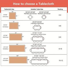 the tablecloth size guide for glasses