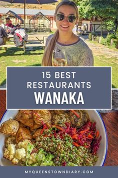 the best restaurants in wanka, new zealand with text overlay that reads 15 best restaurants in wanka