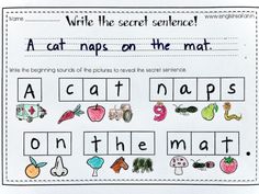 a printable worksheet with words and pictures on it