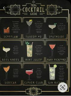 the ultimate cocktail guide for every type of drink