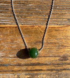 Dark Green Canadian Nephrite Jade Bead Pendant The jade bead is approximately 12mm round, with a 2.5mm hole Jade Charm, Jade Bangle, Nephrite Jade, Jade Earrings, Bead Pendant, Jade Ring, Jade Bracelet, Jade Carving, Jade Jewelry