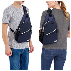 Beautifully Designed And Super Sleek Sling Backpack Aka Multipurpose Crossbody Shoulder Bag Aka Travel Hiking Daypack. So Many Features: L 15.3 X W 7.5 X H 3.5” Smaller Zippered Spot For Phones, Wallet Or Whatever You Need. Mesh Compartment On Each Side For A Water Bottle Or Umbrella. Multi-Functional Storage Area, Accessary Compartment With Functional Pockets To Keep Your Mouse, Books, Papers Etc. Adjustable Satchel Shoulder Strap Extends From 18” To 36” And Clips On Either Side Allows You To W Versatile Blue Portable Shoulder Bag, Functional Blue Chest Bag For Outdoor, Functional Blue Chest Bag For Outdoor Activities, Blue Crossbody Chest Bag For Outdoor, Functional Blue Chest Bag With Zipper Pocket, Blue Bags With Zipper Pocket For Outdoor Activities, Portable Blue Chest Bag For Daily Use, Blue Functional Portable Shoulder Bag, Blue Shoulder Chest Bag For Travel