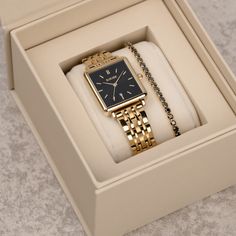 Elevate your look with the Daisy, a glamorous watch accented with a sunshine dial. The dial delivers refined date functionality. Slip it on to lend a luxe touch to any look. Women’s Gold Watch, Old Money Watches Women, Watch Women's Classy, Women Watches Classy Elegant, Classy Womens Watches, Elegant Watches Women, Casio Watch Women, Engagement Watch, Woman Watches