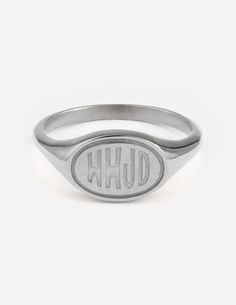 This ring features the classic 'WWJD' statement and is made of 316L stainless steel.    "For to this you have been called, because Christ also suffered for you, leaving you an example, so that you might follow in his steps." -1 Peter 2:21     What's Included  Silver WWJD Ring Natural cotton pouch