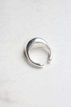 - 100% Sterling silver Sterling Silver Open Dome Ring For Everyday, Minimalist Sterling Silver Concave Ring, Sterling Silver Minimalist Ring, Timeless Silver Open Band Ring, Modern Silver Toe Ring, Minimalist Sterling Silver Jewelry With Concave Shape, Sterling Silver Dome Ring With Open Band, White Gold Wide Band Open Ring Stamped 925, Silver Open Ring Classic Style