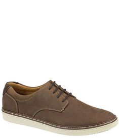 Johnston & Murphy Men's McGuffey Plain Toe Shoes | Dillard's Casual Leather Dress Shoes With Cushioned Footbed, Suede Lace-up Dress Shoes With Cushioned Footbed, Leather Low-top Dress Shoes With Ortholite Insole, Cushioned Footbed Sneakers With Round Toe, Cushioned Leather Lace-up Dress Shoes, Leather Lace-up Dress Shoes With Cushioned Footbed, Cushioned Lace-up Leather Dress Shoes, Low-top Leather Sneakers For Derby, Synthetic Lace-up Shoes With Leather Sole In Classic Style