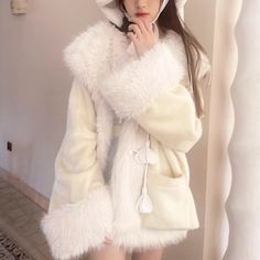 <Color>







 Off white



 Gray brown stitching







 <Material>



 polyester






 <Size> 





 M: Length 70cm Bust 130cm Shoulder width 99cm Sleeve length 33cm









 <Model worn> 


 Wearing size



 M size




 model dimensions



 Height: 167cm

 Weight: 44kg Winter Rabbit, Jacket Coat, Winter Coat, Hooded Jacket, Brown And Grey, Coats Jackets, Off White, Sleeve Length, Fashion Outfits