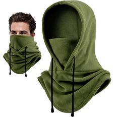 PRICES MAY VARY. Supreme Wool Comfort- Our winter fleece mask warm mask could immerse yourself in the unmatched warmth and comfort of 100% fleece. This winter, indulge in a cocoon of luxurious softness, fulfilling your craving for exquisite coziness. Multi-Scenario Warmth- Conquer the elements while skiing, cycling, running, or hiking – our balaclava face mask winter mask for men promises unwavering warmth and protection. Relish every adventure, knowing you're equipped to face any challenge, sat Winter Sports Warm Balaclava, Warm Winter Sports Balaclava, Green Full Face Balaclava For Outdoor Use, Green Full Face Balaclava For Outdoor, Full Face Green Balaclava For Outdoor, Fleece-lined Balaclava For Outdoor, Fleece-lined Solid Balaclava For Outdoors, Outdoor Winter Balaclava Mask, Functional Winter Balaclava Mask