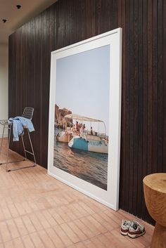 "This image is giving me nostalgic feelings and looks to me as if it was shot sometime in the 1990s. I shot this photo on film in the summer of 2022 while on a holiday in Sicily. Besides us, there were many more boats anchoring here for a while, including this striking Penelope tour boat. This one immediately caught my eye and with the beautiful low sunlight, I managed to shoot this picture." - Tim Buiting Wire Bar Stools, Design House Stockholm, Basic Shapes, House Doctor, Metal Wire, Floor Lamp Table, Bench Furniture