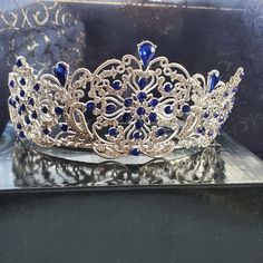 a tiara is sitting on top of a table