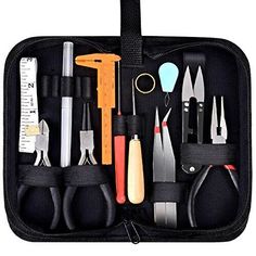 a black case filled with lots of different tools