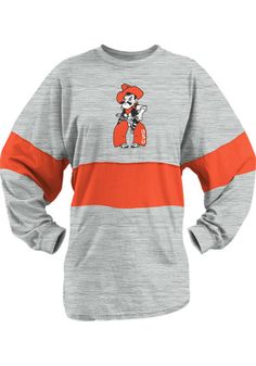 Oklahoma State Cowboys Womens Morehead Oatmeal LS Tee Cowboys Gifts, Disney Signatures, Osu Cowboys, Osage County, Cowboy Gear, Oklahoma State Cowboys, Oklahoma State University, Texas Tech Red Raiders, Cowboy Outfits