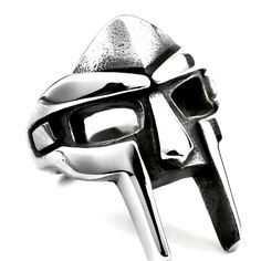 This Is For A Mf Doom Mask Ring. Pharaoh Mask, Mf Doom Ring, Doom Mask, Mf Doom Mask, Egyptian Pharaoh, Hip Hop Rings, Ring Man, Ring Settings Types, Mf Doom