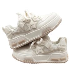 Platforms Aesthetic, Y2k Shoes, Chunky Shoes, Shoes Platform, Walking Sneakers, Aesthetic Cute, Star Shoes, Kids Luggage, Chunky Sneakers