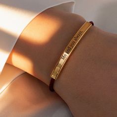 "Embrace good luck with our Personalized Cotton Rope Bracelet. This woven gold bracelet is adorned with a custom cord, creating a unique and meaningful accessory. Experience the beauty of our personalized cotton rope bracelet, a stylish and symbolic addition to your jewelry collection. #YOU MAY LIKE THIS Color string bracelet https://www.etsy.com/listing/1504326609/color-string-bracelet-simple-goodluck Dainty rose gold slider bracelet https://www.etsy.com/listing/1486513550/dainty-rose-gold-slid Gold Slides, Dainty Rose, Good Luck Bracelet, Slider Bracelet, Bracelet Simple, Gold Armband, String Bracelet, Braided Bracelets, Cotton Rope