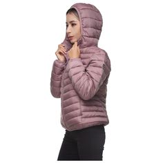 Stay warm and stylish with our Rokka&Rolla Women's Light Packable Puffer Jacket. Featuring an elastic waist and cuffs for a snug fit, this soft jacket includes zippered pockets and inside pockets for secure storage. The hood provides extra protection against the elements, while the packable pouch makes it perfect for travel and on-the-go convenience. Effortlessly blend comfort and functionality with this versatile outerwear essential. Casual Pink Nylon Puffer Jacket, Lightweight Nylon Long Sleeve Outerwear, Lightweight Long Sleeve Nylon Outerwear, Lightweight Casual Spring Outerwear, Lightweight Solid Winter Outerwear, Lightweight Solid Outerwear For Winter, Versatile Puffer Jacket For Cold Weather, Lightweight Solid Outerwear For Fall, Lightweight Casual Outerwear In Solid Color