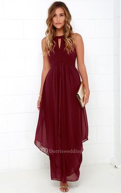 Brilliant Halter Empire Sleeveless Dress - Dorris Wedding Chiffon Sleeveless Bridesmaid Dress, Chic Sleeveless Chiffon Evening Dress, Sleeveless Chiffon Dress For Bridesmaids In Summer, Chiffon Sleeveless Dress For Summer Bridesmaid, Chic Chiffon Sleeveless Dress With Spaghetti Straps, Chic Knee-length Sleeveless Chiffon Dress, Chic Sleeveless Chiffon Dress With Spaghetti Straps, Sleeveless Dressy Midi Dress For Night Out, Sleeveless Summer Prom Dresses