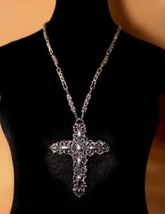 This is a stunning SG Liquid Metal unisex microchip skeleton cross embellished with handmade roots and SG signature brush silver soldering technique. It's one of a kind necklace. The cross comes on a delicate famous handcrafted “CH1” Chain link made completely of ball chain. Sergio Gutierrez was granted a patent # US 6,536,112B1 as the inventor of the process for making jewelry incorporating a microchip. Allow 3 working days for the orders to be shipped on special edition Items. Antique silver f Silver Soldering, Soldering Techniques, Liquid Metal, Soldering, The Cross, Ball Chain, Making Jewelry, Chain Link, Antique Silver