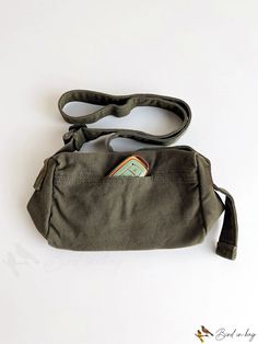 BirdinBag - Sleek Hobo Handbag - Exquisite Minimalist Design Army Green Bag, Hobo Handbag, Hobo Handbags, Green Bag, Bag Straps, Hobo Bag, Polyester Material, Army Green, Minimalist Design