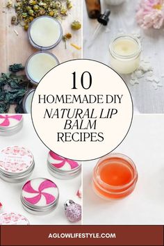 Check out 10 all-natural homemade lip balm recipes for healthy and hydrated lips. 🌿👄 Diy Natural Lip Balm, Lip Gloss Recipe