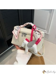 BirdinBag - Versatile Womens Shoulder Bag - Stylish Phone Wallet Handbag for Travel and Shopping Trendy Rectangular Portable Bag, Trendy Square Travel Wallet, Portable Satchel Shoulder Bag, White Large Capacity Satchel For Gift, White Satchel With Large Capacity For Gift, Portable Top Handle Shoulder Bag For Gift, Portable Rectangular Bag For Daily Use, Daily Use Portable Rectangular Bag, Large Capacity Satchel Bag As Gift