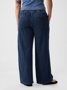 High Rise Utility Easy Jeans | Gap Relaxed High Rise Jeans For Everyday, Dark Wash Relaxed Fit Mid-rise Flare Jeans, Relaxed High-rise Jeans With Pockets, Relaxed High Rise Jeans With Pockets, Relaxed Straight Leg Medium Wash Jeans, Relaxed Mid-rise Denim Jeans, Relaxed Straight Leg Denim Jeans, Straight Leg Flare Jeans For Elevated Casual Look, High Rise Denim Flare Jeans For Elevated Casual