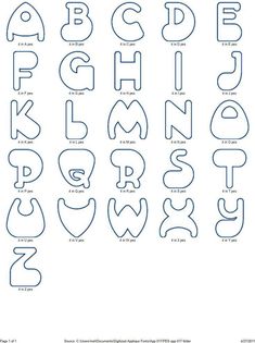 the alphabet is made up of letters and numbers, all in one line to make it look