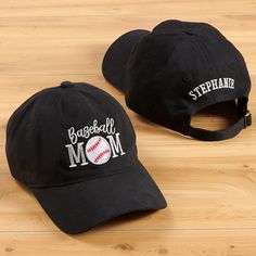 Embroidered with any line of text and sport icon on the front and any name on the back sideChoose from multiple thread colors Perfect for any sport or activityAdjustable tri-glide brass buckle closure100% cotton twill black hatHand wash onlyImported You will always know who your number one fan is while she is cheering in the stands wearing our Sports Mom Personalized Baseball Cap. Cheap Customizable Sports Hats, Adjustable Fitted Hat With Embroidered Logo For Baseball Season, Baseball Season Dad Hat With Curved Visor, Adjustable Sports Dad Hat With Embroidered Logo, Personalized Black Curved Bill Snapback Hat, Letter Embroidery Baseball Cap For Baseball Season, Curved Visor Dad Hat For Baseball Season, Adjustable Baseball Cap With Letter Print For Fans, Black Sports Baseball Cap With Embroidered Logo