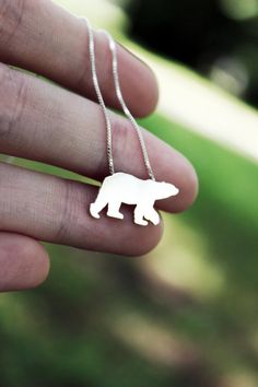 Tiny Polar Bear necklace sterling silver by justplainsimple Hypoallergenic Sterling Silver Pendant Necklace, Handmade Dainty Sterling Silver Charm Necklace, Unique Personalized Sterling Silver Necklaces, Small White Sterling Silver Necklaces, Small White Sterling Silver Necklace, Delicate Engraved Sterling Silver Charm Necklace, Small Personalized Sterling Silver Necklace, Handmade Dainty Sterling Silver Necklace, Handmade Sterling Silver Necklaces For Everyday