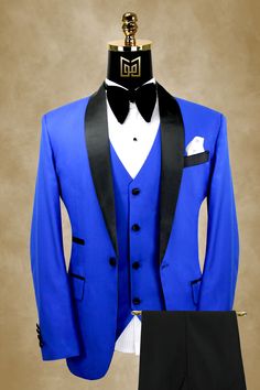 Royal Blue Tux, Blue Groomsmen Attire, Royal Blue Tuxedo, Blue Tuxedo Jacket, Blue Groomsmen Suits, Blue Groomsmen, Blue Tux, Navy Suit Wedding, Best Suits For Men