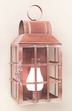 New England Outdoor Lighting H1033B Copper Outdoor Lighting, Copper Fixtures, Farmhouse Outdoor Lighting, Copper Light Fixture, Lighting Styles, Farmhouse Style Lighting, Country Lighting, Copper Light, Copper Fixture