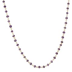 Lightweight fashion necklace with amethyst faceted rondelle beads on gold-finished sterling silver wire with wrapped loops. Sizes, shapes and colors may vary with handcrafted items. Necklace Amethyst, Shapes And Colors, S Hook, Hook Clasp, Silver Wire, Gift Necklace, Gold Finish, Amethyst, Beads